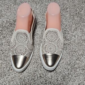 Karl Lagerfeld Cora Leather Loafers Size 9.5-10 No Size On Shoes